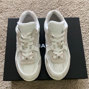 Chanel sneakers used sz 36
